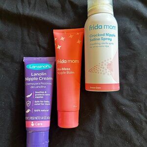 Frida Mom/Lansinoh Nipple Care Cracked Nipple Spray Balm Cream Breastfeed-AC162